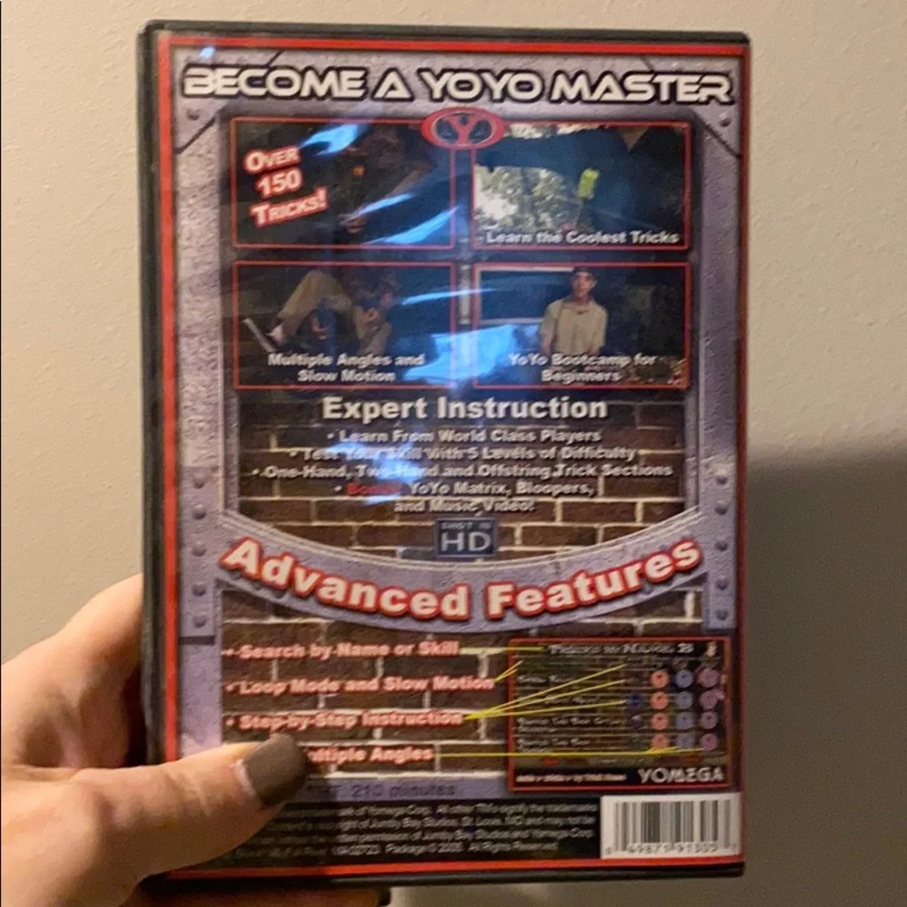 YOMEGA YoYo Trick DVD Great condition No scratches
